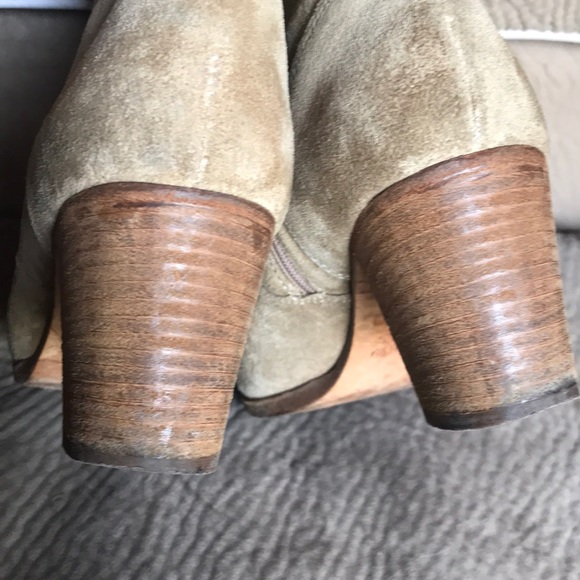 J Crew Natural Factory Quinn Suede Ankle Booties - Picture 6 of 8